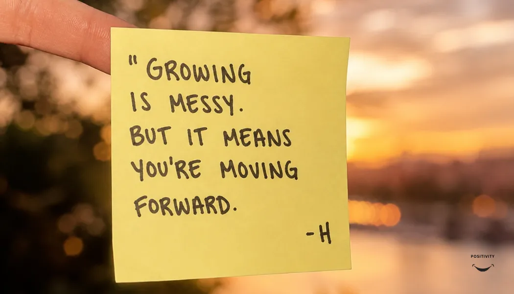 Growing Is Messy, But It Means You're Moving Forward