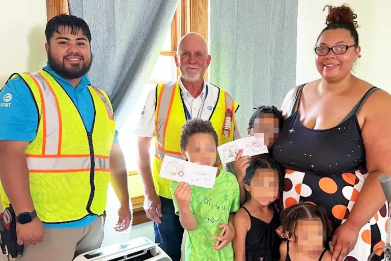 A Helping Hand in the Heat: AT&T Tech Saves Family in Crisis