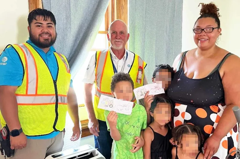 AT&T Technician Saves Family During Heatwave: A Story of Everyday Heroism