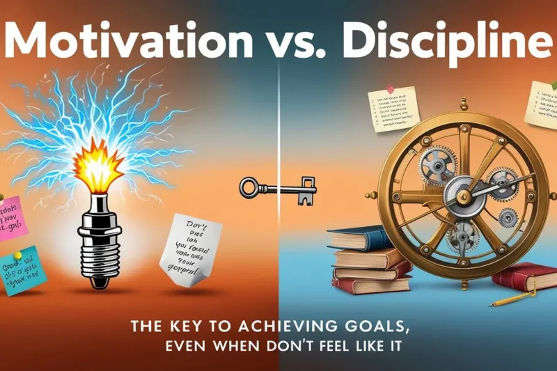 The Role of Discipline vs Motivation in Achieving Goals