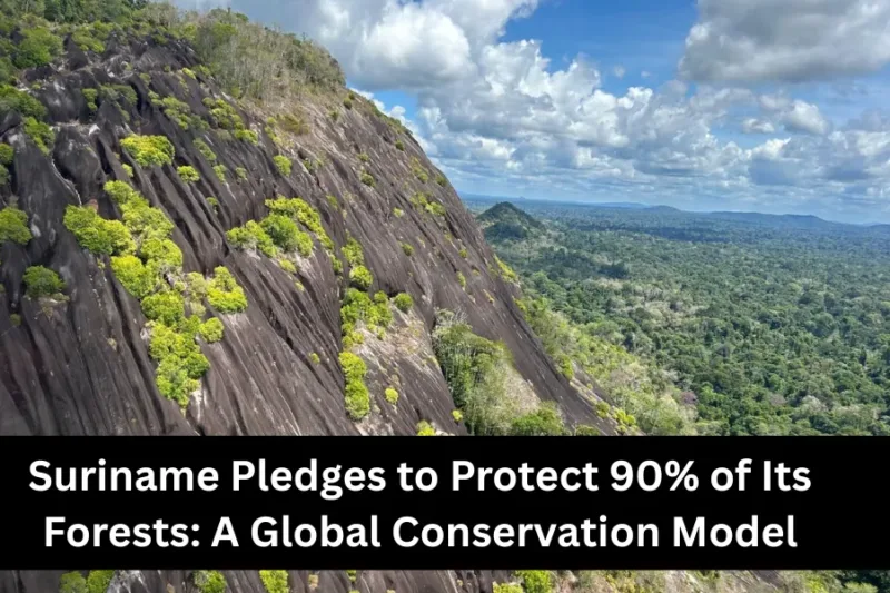 Suriname Pledges to Protect 90% of Its Forests: A Global Conservation Model