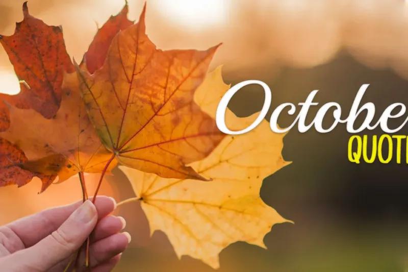 October Quotes