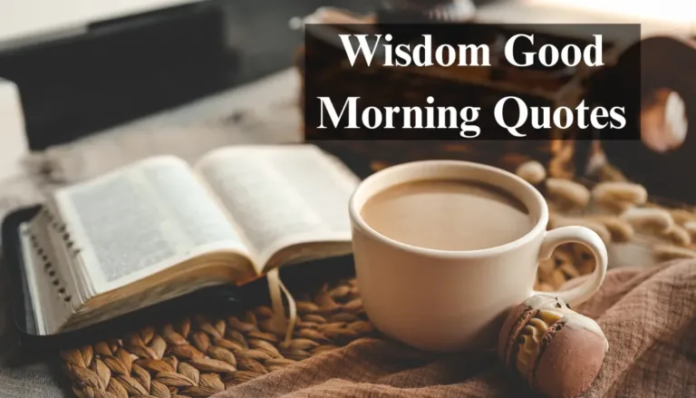 Wisdom Good Morning Quotes