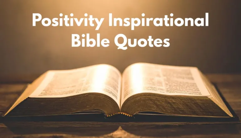 Positivity Inspirational Bible Quotes