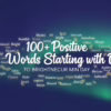 Positive Words Starting with B to Brighten Your Day